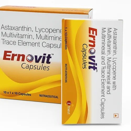 Astaxanthin 4 mg + Lycopene 2500 mcg + Multivitamins & Multiminerals