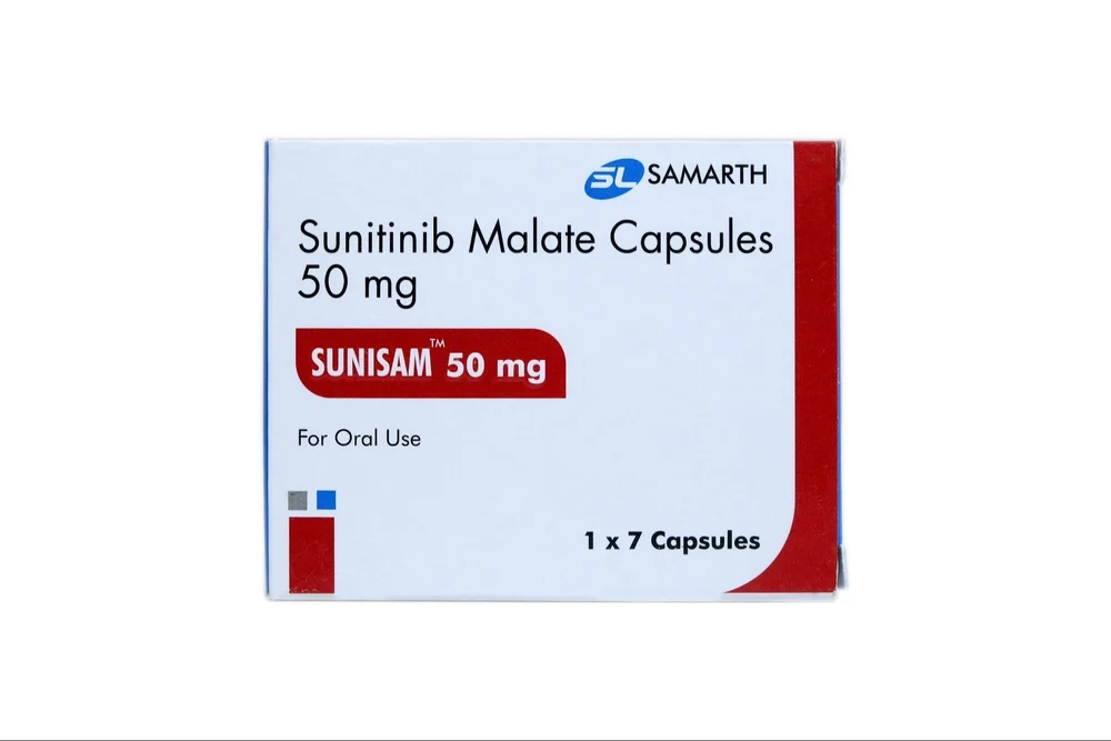 Sunisam 50mg Capsule (Sunitinib) | Global Oncology Exporter: USA, UK, Thailand, Australia,