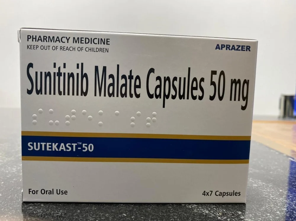 Sutekast 50mg Capsule (Sunitinib) | Global Oncology Exporter: USA, UK, Thailand, Australia,