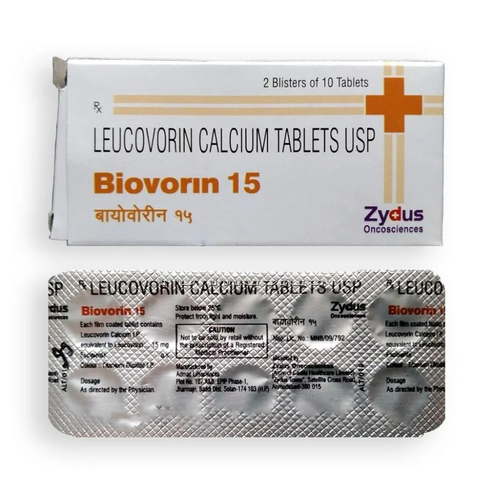 Biovorin 15mg (Leucovorin Calcium) Tablet
