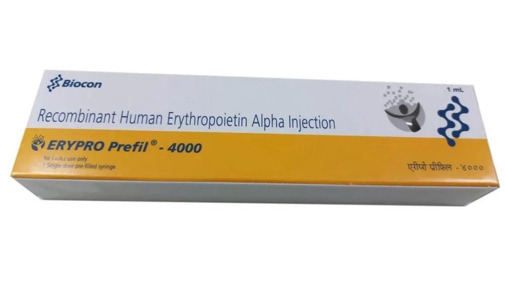 Erypro Safe 4000IU (Recombinant Human Erythropoietin Alfa) Injection
