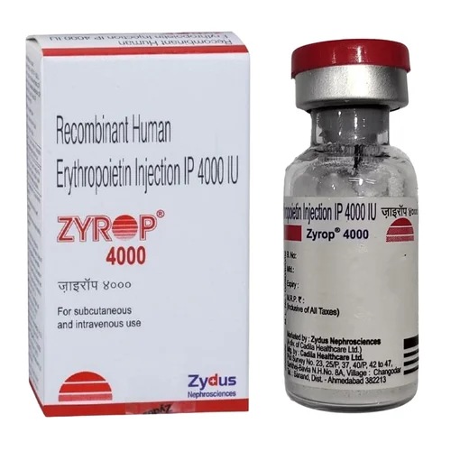 Zyrop 4000IU (Recombinant Human Erythropoietin Alfa) Injection