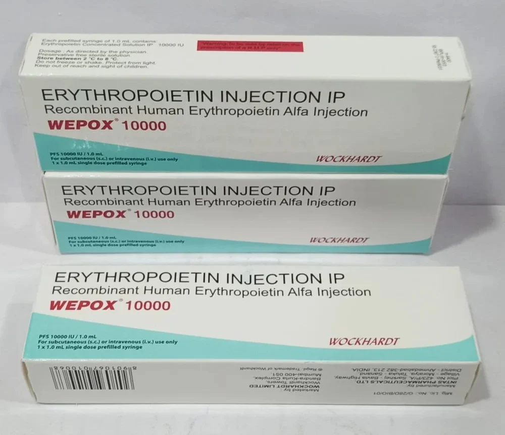 Wepox 10000IU (Recombinant Human Erythropoietin Alfa) Injection