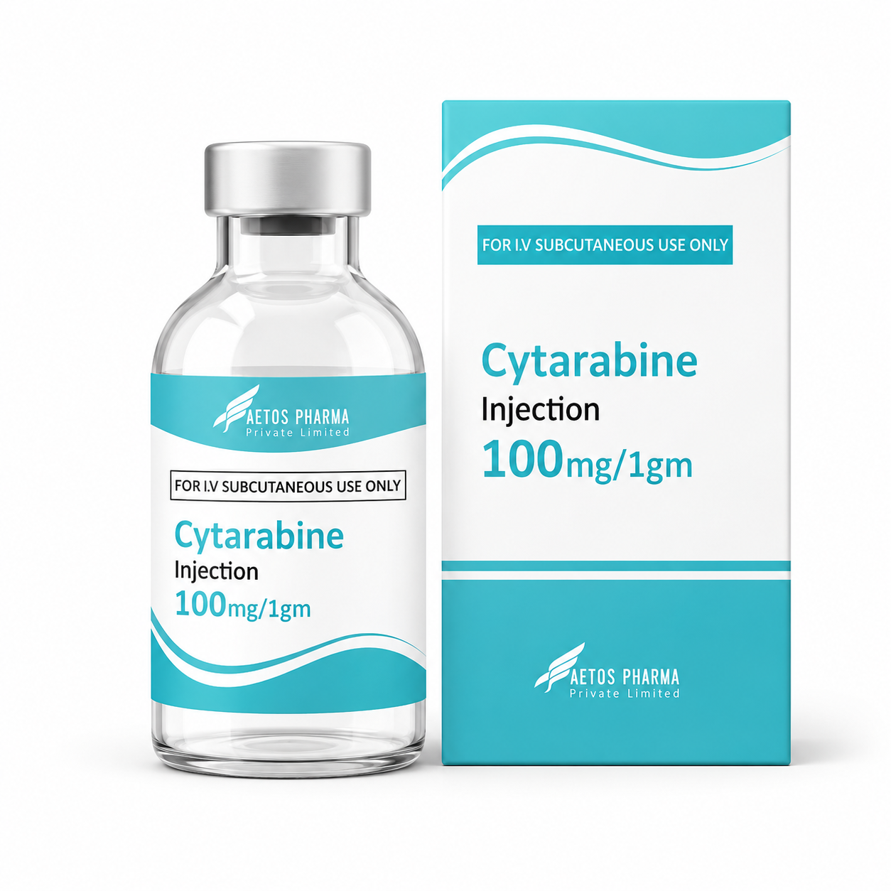 Cytarabine Injection BP 100mg/1g Pharmaceutical Oncology Medicine Distributor from India