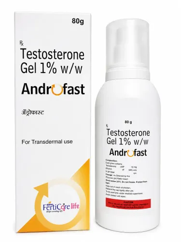 Androfast 1% Gel (Testosterone Gel 80g) | Ernest Oncology