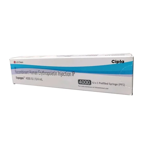 Espogen 4000 IU (Recombinant Human Erythropoietin Alfa) Injection