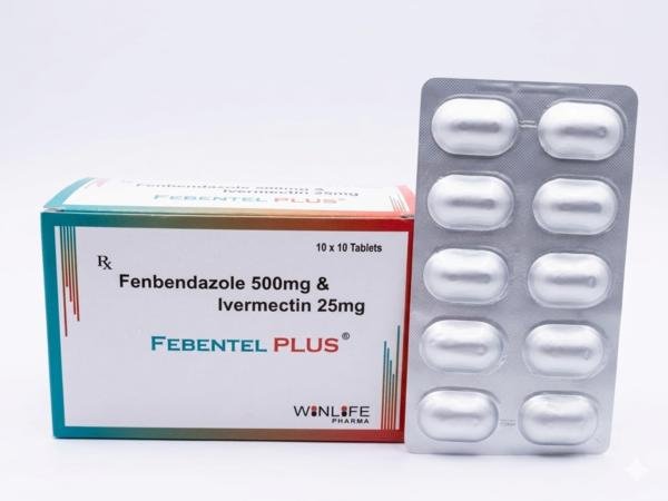 Febentel Plus 500mg (Fenbendazole & Ivermectin) | Buy Online: USA, UK, Thailand, Australia,