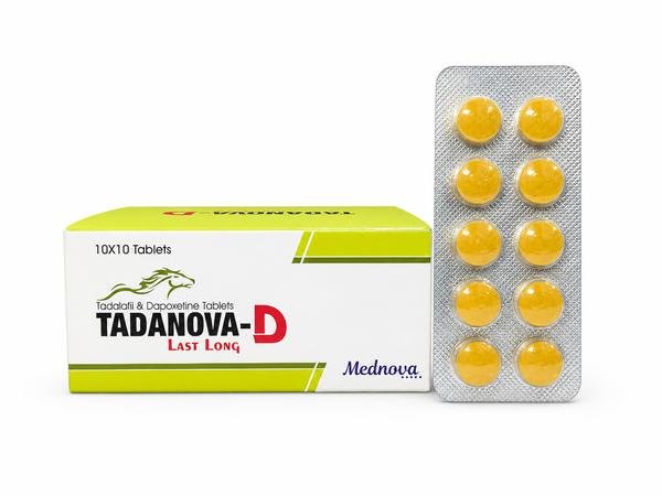 Tadanova-d Tablets | Wholesale Tadalafil & Dapoxetine Exporter from India — Ernest Impex