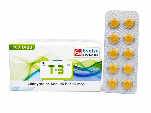T-3 25mcg (Liothyronine Sodium) Tablets: Verified Pharmaceutical Exporter from India | Bulk Supplier for USA, UK, Australia, Thailand, Singapore & Jamaica