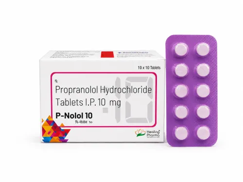 P-Nolol 10 mg (Propranolol) Tablets Exporter from India to USA, UK, Australia, Singapore, Thailand