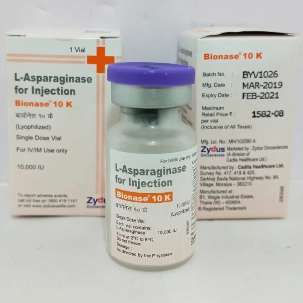 Bionase 10000 IU (Asparaginase) Injection