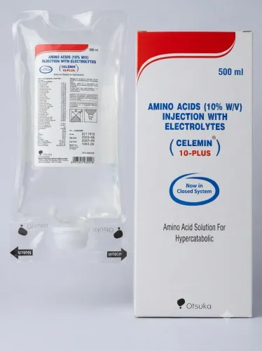 Celemin 10-Plus 500 ml Amino Acid Injection | Clinical Nutrition Infusion Supplier