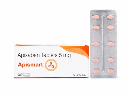 Apismart 5mg (Apixaban) Tablets Exporter from India to USA, UK, Australia, Singapore, Thailand