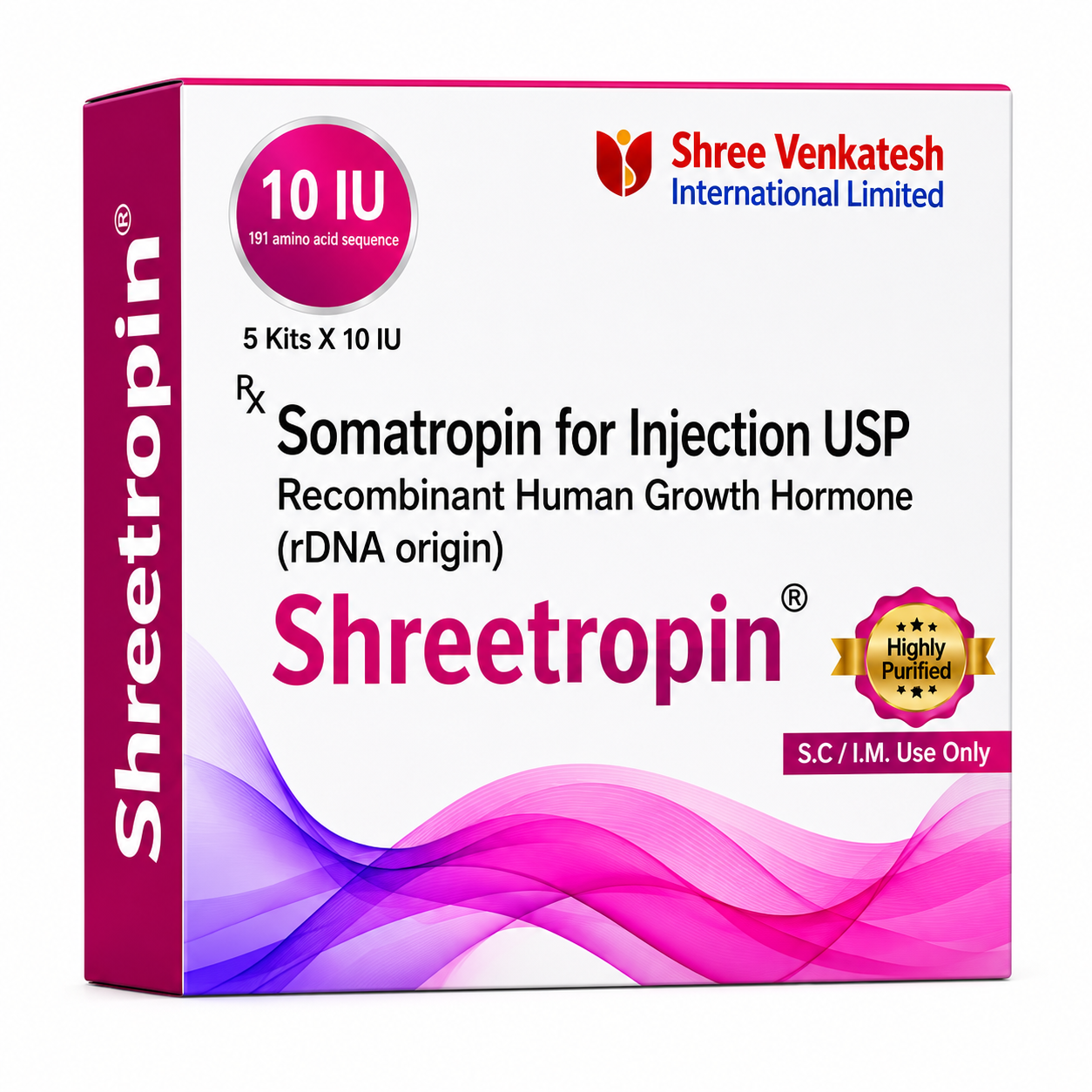 online Human growth hormone injection Shreetropin (Somatropin) 10 IU Injection