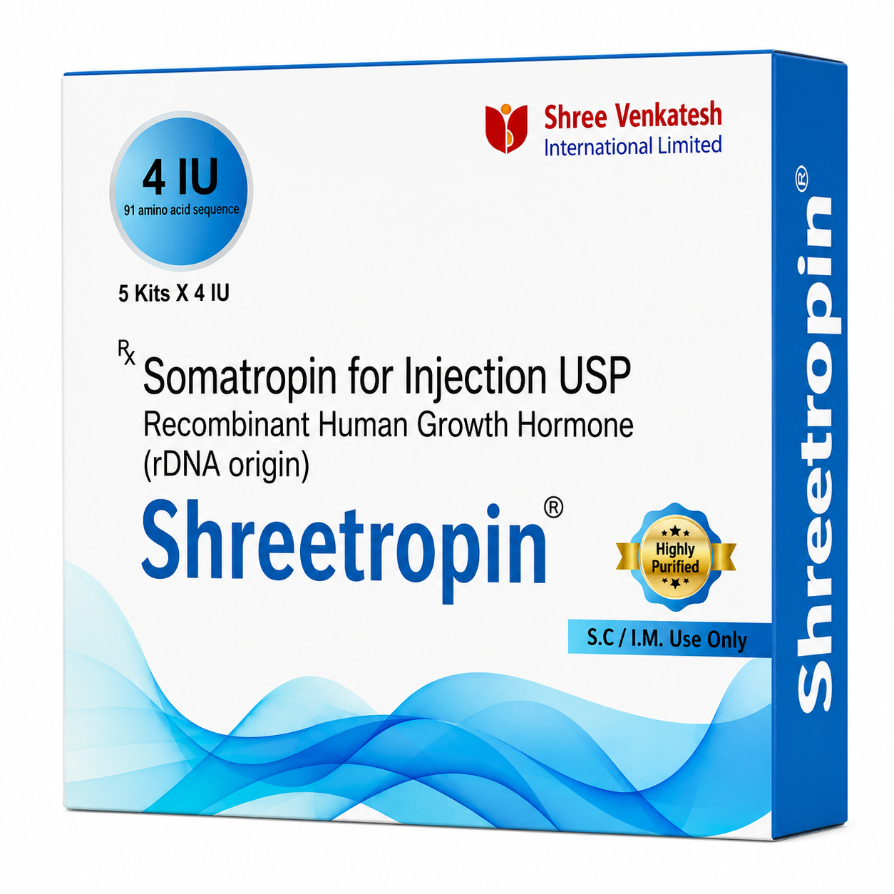 Shreetropin (Somatropin) 4 IU uses and saafety information