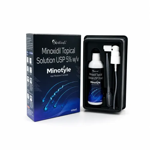 Minotyle 5% (Minoxidil) Topical Solution Exporter from India to USA, UK, Australia, Singapore etc