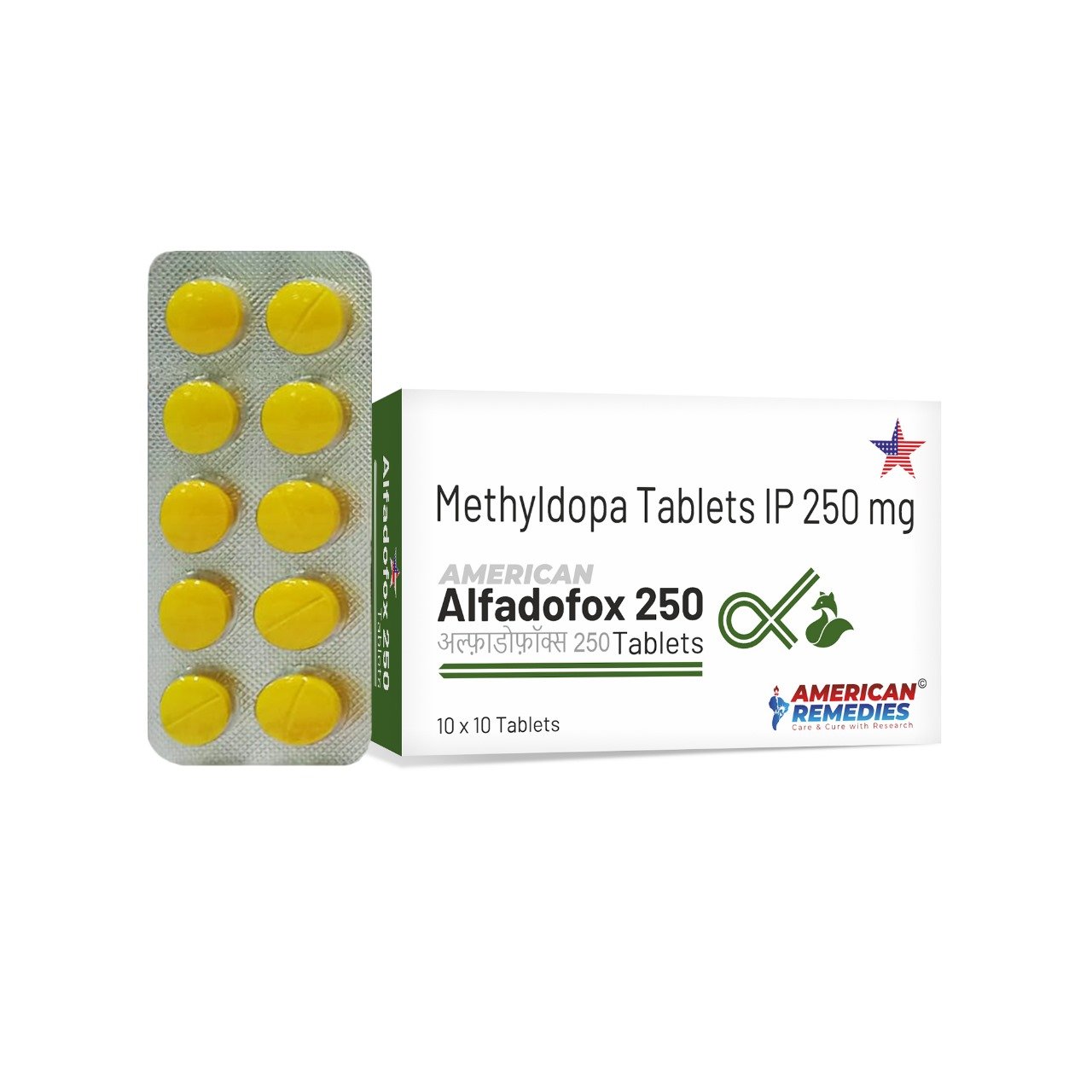 ALFADOFOX 250 (Methyldopa Tablets IP 250)
