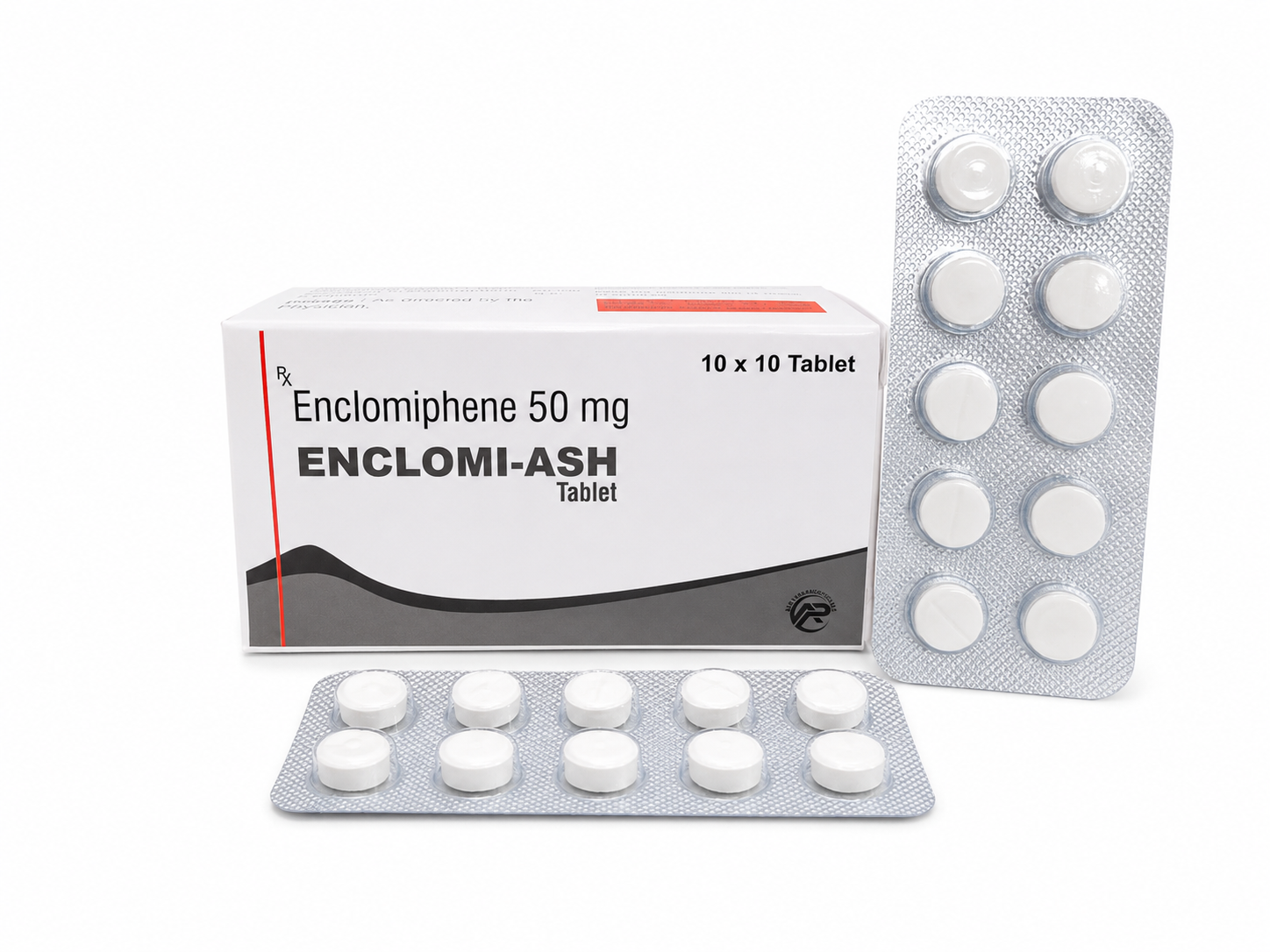 Enclomi-ash 50mg (Enclomiphene Citrate) Tablets: Verified Pharmaceutical Exporter from India | Bulk Supplier for USA, UK, Australia, Thailand, Singapore & Jamaica