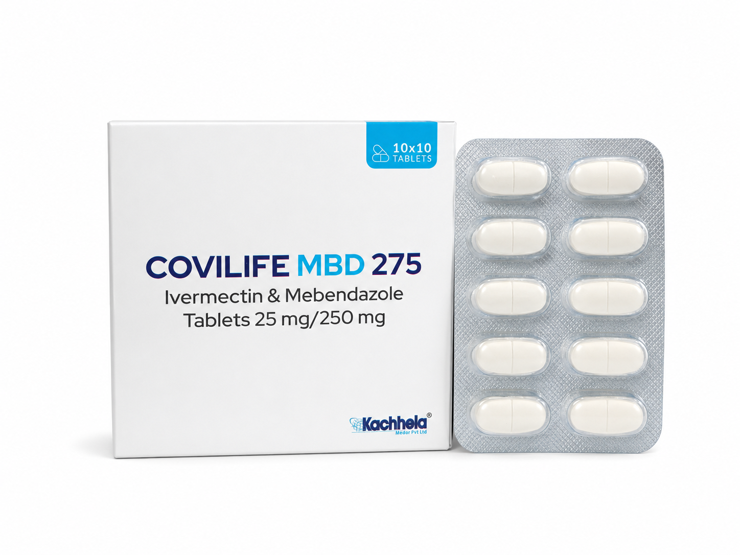 Covilife MBD 275mg (Ivermectin & Mebendazole) Tablets: Verified Pharmaceutical Exporter from India | Bulk Supplier for USA, UK, Australia, Thailand, Singapore & Jamaica