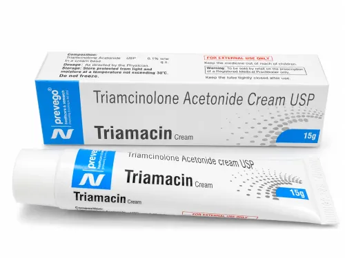 Triamacin 15g (Triamcinolone) Cream Exporter from India to USA, UK, Australia, Singapore, Thailand