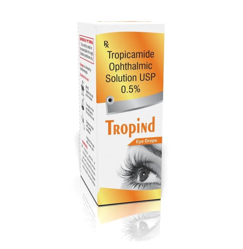Tropind (Tropicamide Ophthalmic Solution USP 0.5%) Eye Drops