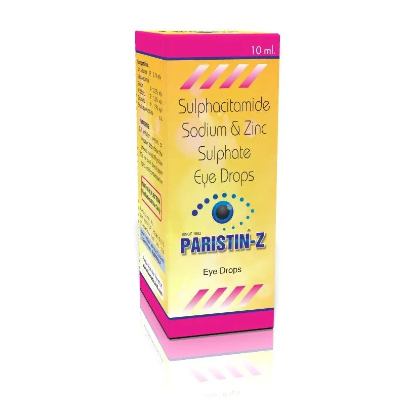 Paristin-Z (Sulphacitamide & Zinc Sulphate) Eye Drops