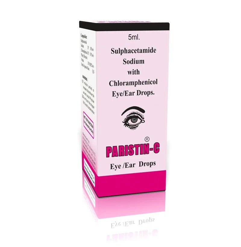Paristin-C (Sulphacetamide & Chloramphenicol) Eye/Ear Drops