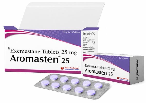 Aromasten 25 (Exemestane 25mg) Tablets: Verified Pharmaceutical Exporter from India | Bulk Supplier for USA, UK, Australia, Thailand, Singapore & Jamaica