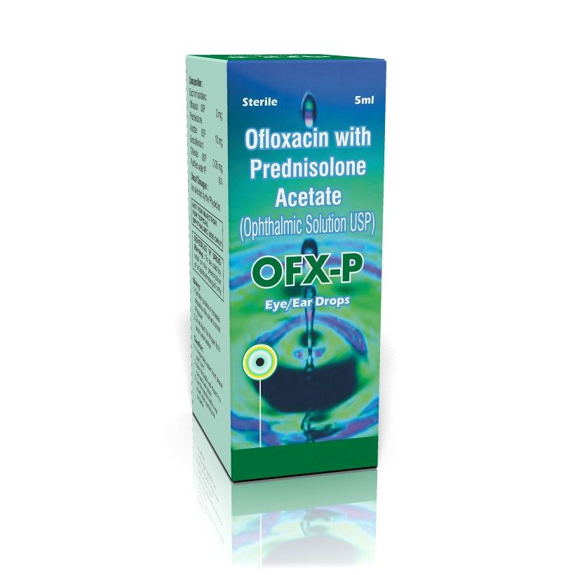 OFX-P (Ofloxacin & Prednisolone) Eye/Ear Drops