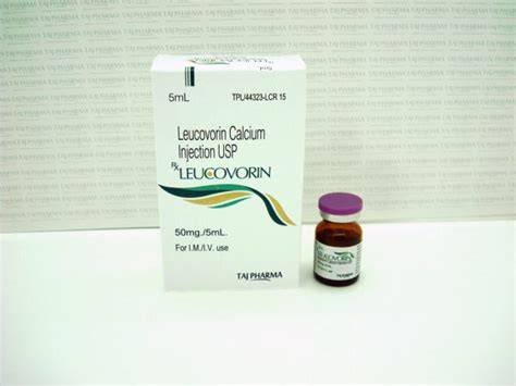 Calcium Folinate 50 mg (Calcium Leucovorin) Injection