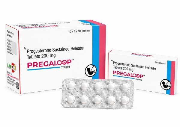 Pregaloop 200 (Progesterone Sustained Release 200mg) Tablets: Verified Pharmaceutical Exporter from India | Bulk Supplier for USA, UK, Australia, Thailand, Singapore & Jamaica