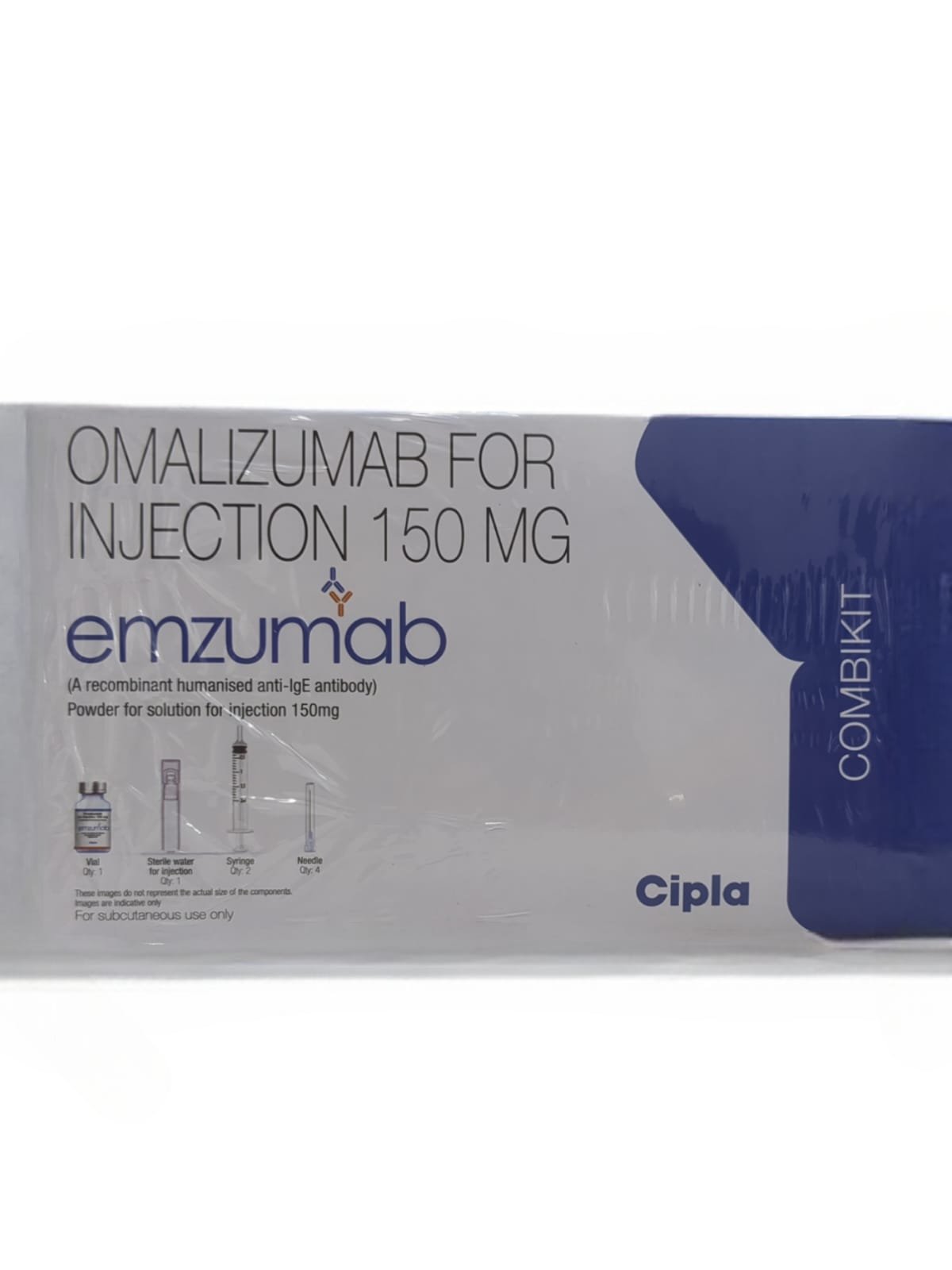 Emzumab 150mg (Omalizumab) Injection