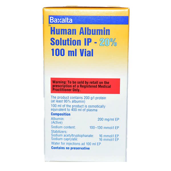 HUMAN ALBUMIN 20% (Albumin) 100ML