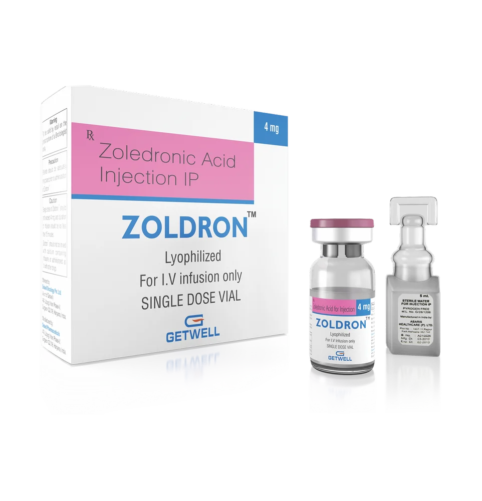 Zoldron 4 mg (Zoledronic acid) Injection