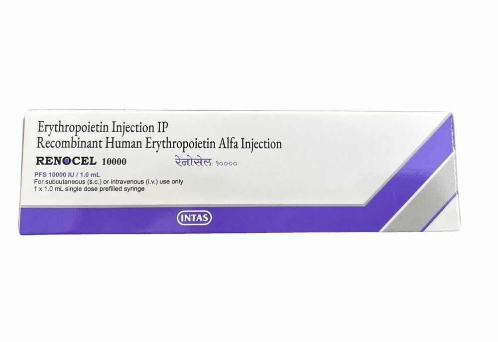 Renocel 10000IU (Recombinant Human Erythropoietin Alfa) Injection