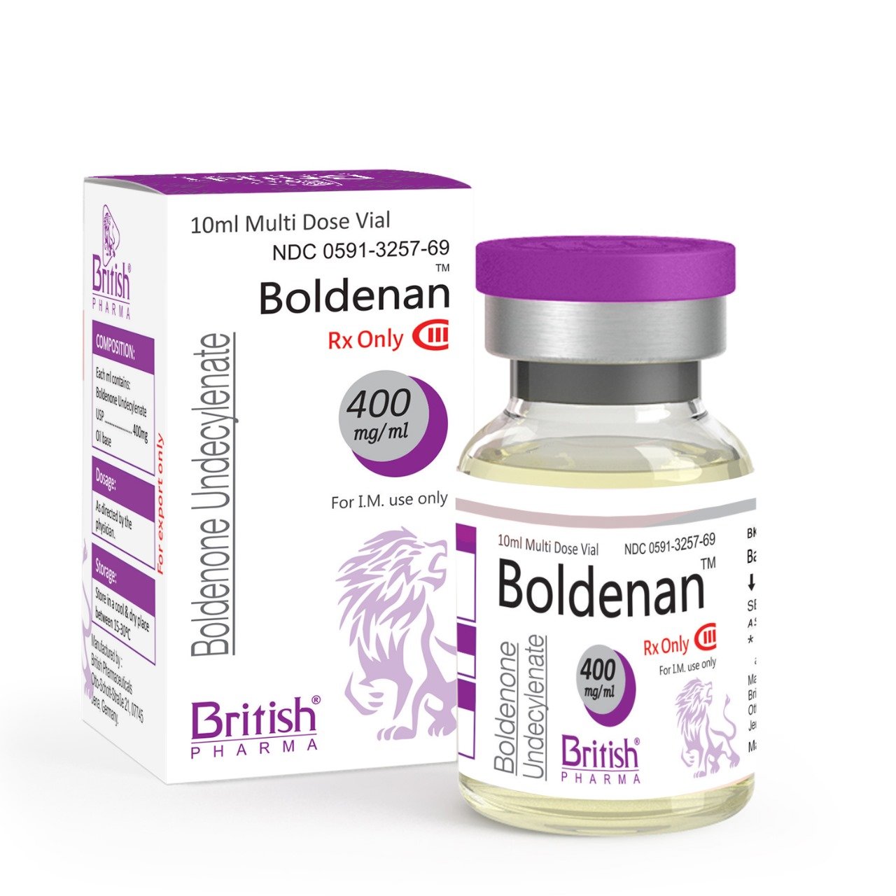 Boldenan 400 mg (Boldenone Undecylenate) Injection