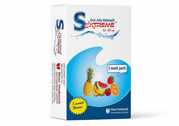 Sextreme Oral Jelly XL-120mg (Sildenafil Citrate) | Global Bulk Supplier & B2B Exporter: USA, UK, Thailand, Australia, Singapore, Jamaica | Ernest Impex