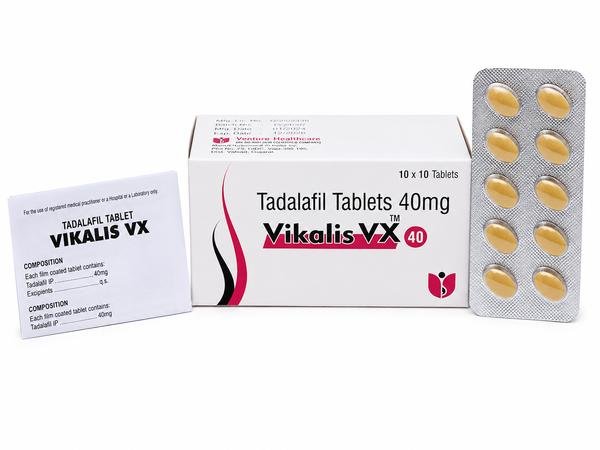 Vikalis Vx 40mg Tablets (Tadalafil) | Global Men's Health Exporter: USA, UK, Thailand, Australia, Singapore, Jamaica | Ernest Impex