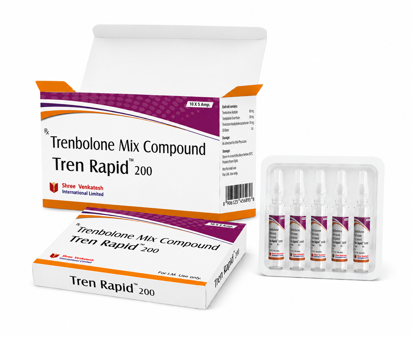 Trenbolone Acetate 200mg Injection Exporter from India to USA, UK, Australia, Singapore, Thailand, and Jamaica | Premium Pharmaceutical Hormone Supplier | Ernest Impex