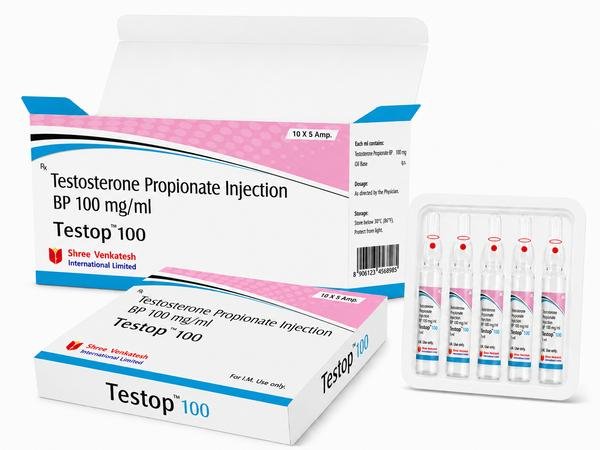 Testosterone Propionate 100mg Injection Exporter from India to USA, UK, Australia, Singapore, Thailand, and Jamaica | Premium Pharmaceutical Hormone Supplier | Ernest Impex Global Medicine
