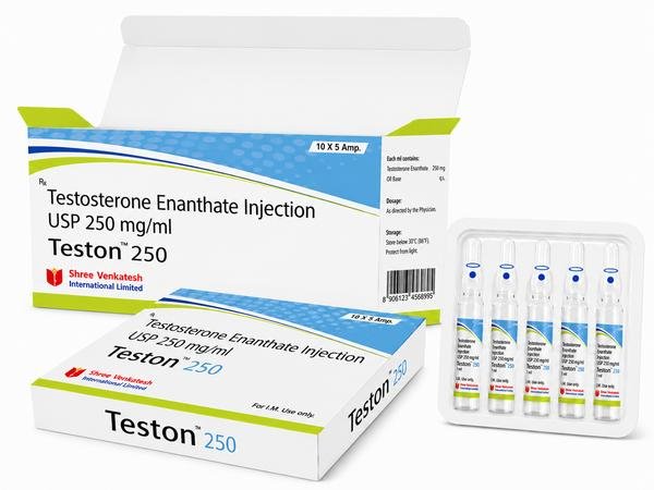 Testosterone Enanthate 250mg Injection Exporter from India to USA, UK, Australia, Singapore, Thailand, and Jamaica | Premium Pharmaceutical Hormone Supplier | Ernest Impex Global Medicine