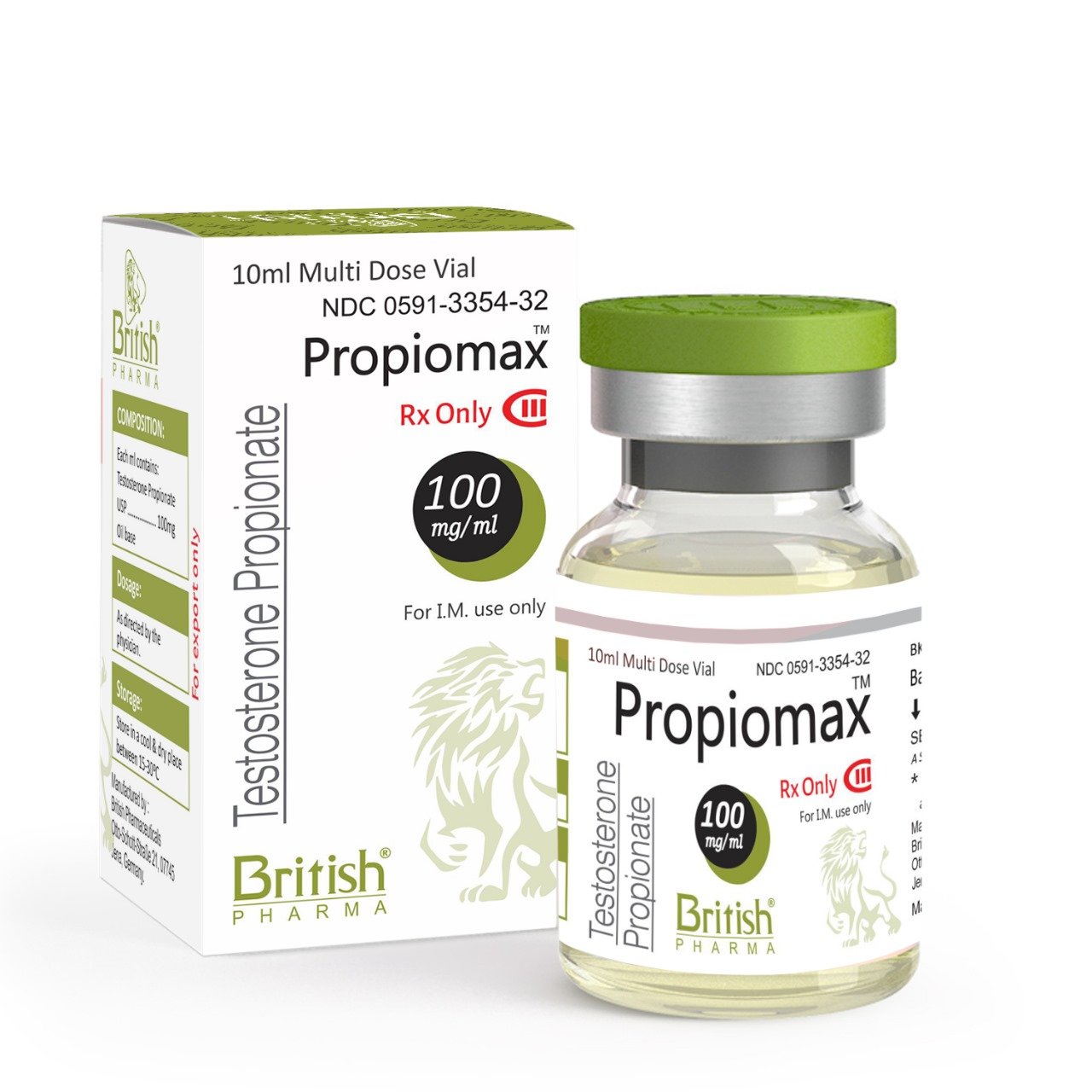 Propiomax 100mg (Testosterone Propionate) Injection