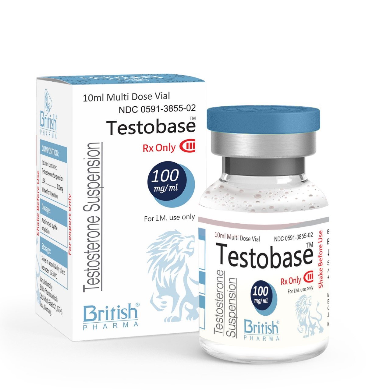 Testobase 100 mg (Testosterone Suspension) Injection