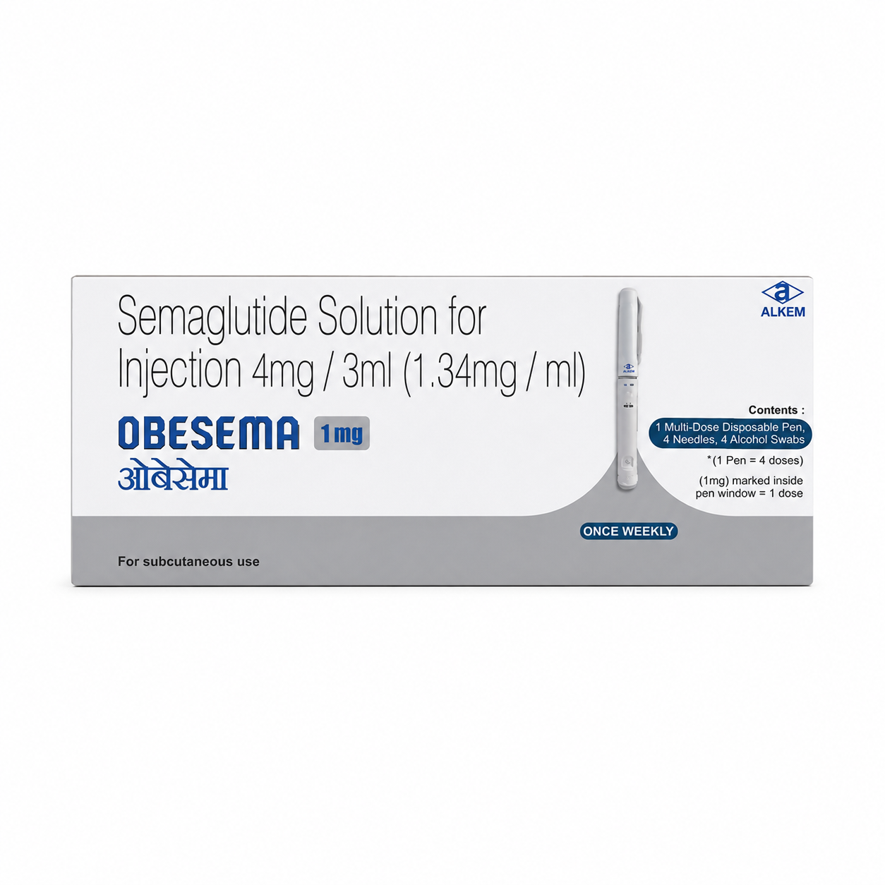 Antidiabetic Medicines Obesema 1 mg Injection | Wholesale Semaglutide Exporter from India — Ernest Impex