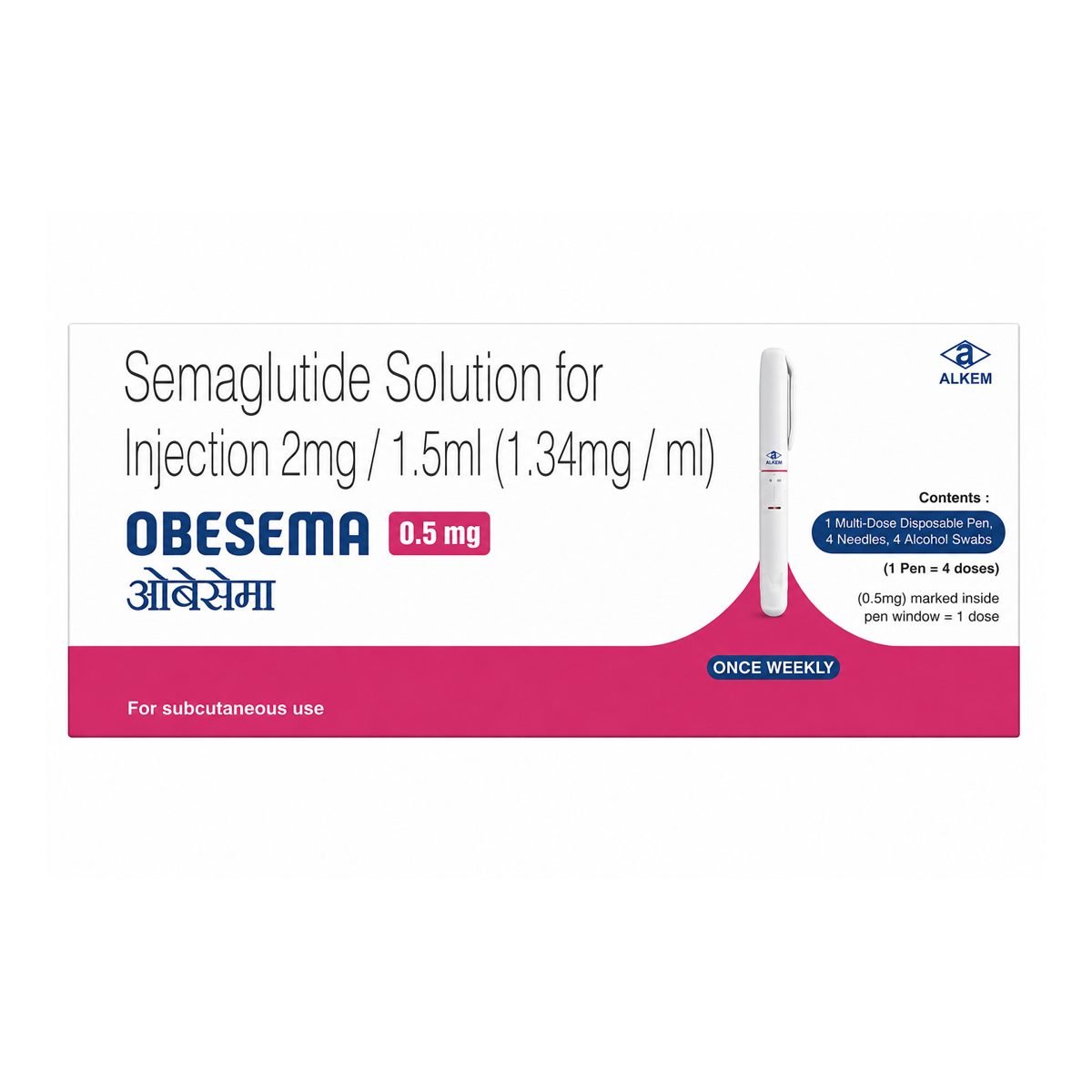 Obesema 0.5 mg Injection | Wholesale Semaglutide Maintenance Exporter from India — Ernest Impex