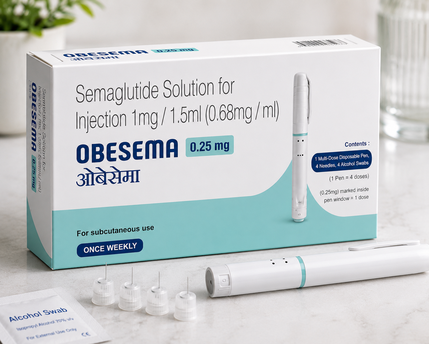 Obesema 0.25 mg Injection | Wholesale Semaglutide Exporter from India — Ernest Impex