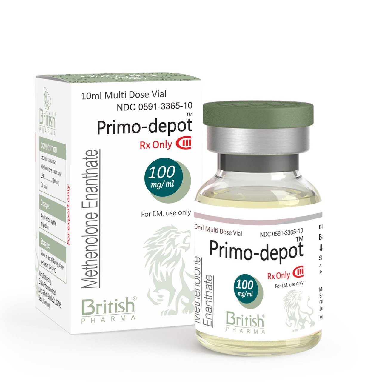 Primo-Depot 100 mg (Methenolone Enanthate) Injection