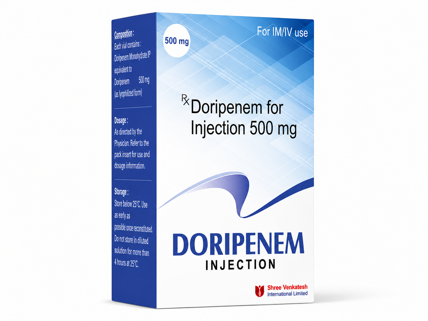 Doripenem 500mg Injection Exporter from India to USA, UK, Australia, Singapore, Thailand, and Jamaica | Premium Carbapenem Antibiotic Supplier | Ernest Impex Global Medicine Logistics