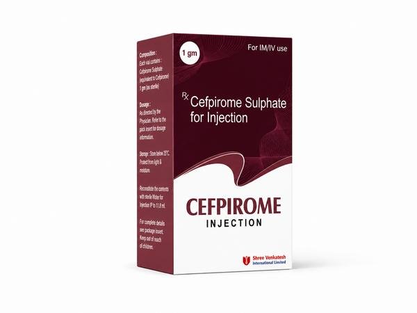 Cefpirome Sulphate Injection 1gm Exporter from India to USA UK Australia Singapore Thailand Jamaica | Premium Fourth-Generation Cephalosporin Antibiotic Supplier | Ernest Impex Global Medicine Logistics