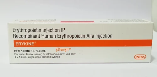 Erykine 10000IU (Recombinant Human Erythropoietin Alfa) Injection
